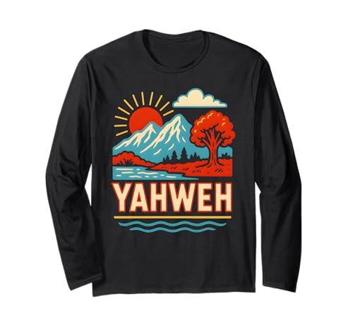 Faith Yahweh Vintage Herren Christian Religiös Langarmshirt Faith Yahweh Vintage Herren Christian Religiös Langarmshirt von Christian Faith Religious Bible Verse Apparel