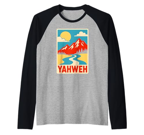 Faith Yahweh Vintage Herren Christian Religiös Raglan Faith Yahweh Vintage Herren Christian Religiös Raglan von Christian Faith Religious Bible Verse Apparel