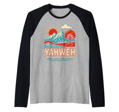 Faith Yahweh Vintage Herren Christian Religiös Raglan Faith Yahweh Vintage Herren Christian Religiös Raglan von Christian Faith Religious Bible Verse Apparel