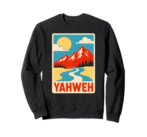 Faith Yahweh Vintage Herren Christian Religiös Sweatshirt Faith Yahweh Vintage Herren Christian Religiös Sweatshirt von Christian Faith Religious Bible Verse Apparel