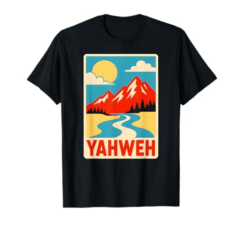 Faith Yahweh Vintage Herren Christian Religiös T-Shirt Faith Yahweh Vintage Herren Christian Religiös T-Shirt von Christian Faith Religious Bible Verse Apparel