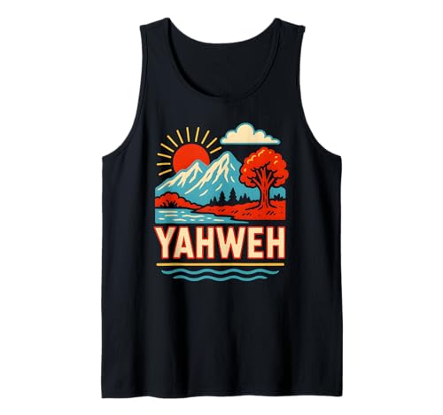 Faith Yahweh Vintage Herren Christian Religiös Tank Top Faith Yahweh Vintage Herren Christian Religiös Tank Top von Christian Faith Religious Bible Verse Apparel