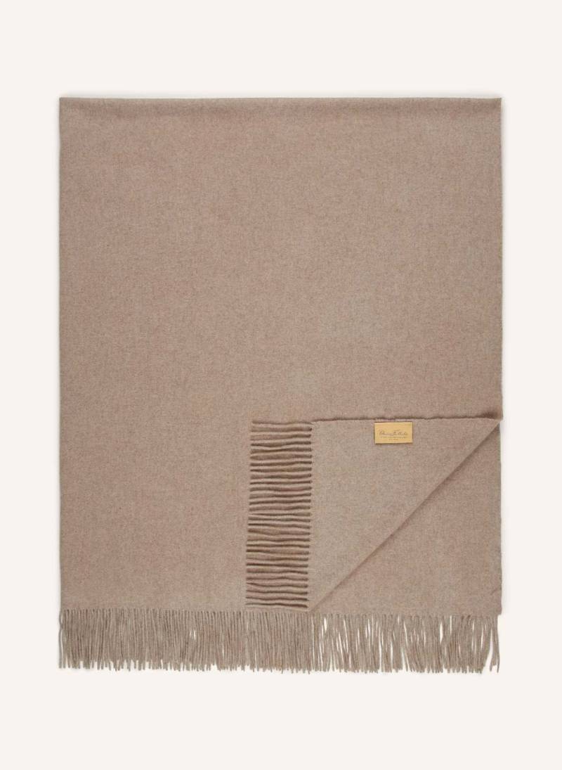 Christian Fischbacher Cashmere-Plaid Aspen beige von Christian Fischbacher