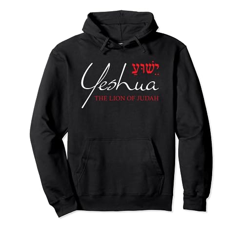 Yeshua Hoodie Hebräischer Name Jesus Christian Löwe von Juda Herren Pullover Hoodie Yeshua Hoodie Hebräischer Name Jesus Christian Löwe von Juda Herren Pullover Hoodie von Christian Gifts by Alexis Mae