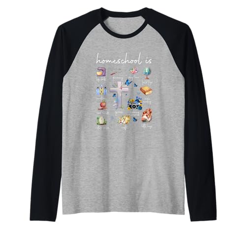 Christian Homeschooling Mama Homeschool ist Mama Cottagecore Raglan Christian Homeschooling Mama Homeschool ist Mama Cottagecore Raglan von Christian Homeschooling Mama Homeschool Is Mom