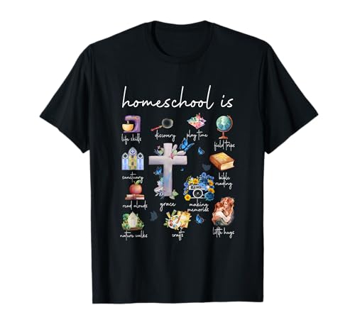 Christian Homeschooling Mama Homeschool ist Mama Cottagecore T-Shirt Christian Homeschooling Mama Homeschool ist Mama Cottagecore T-Shirt von Christian Homeschooling Mama Homeschool Is Mom