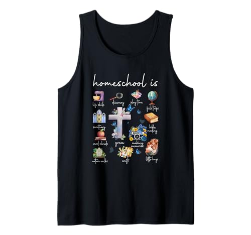 Christian Homeschooling Mama Homeschool ist Mama Cottagecore Tank Top Christian Homeschooling Mama Homeschool ist Mama Cottagecore Tank Top von Christian Homeschooling Mama Homeschool Is Mom