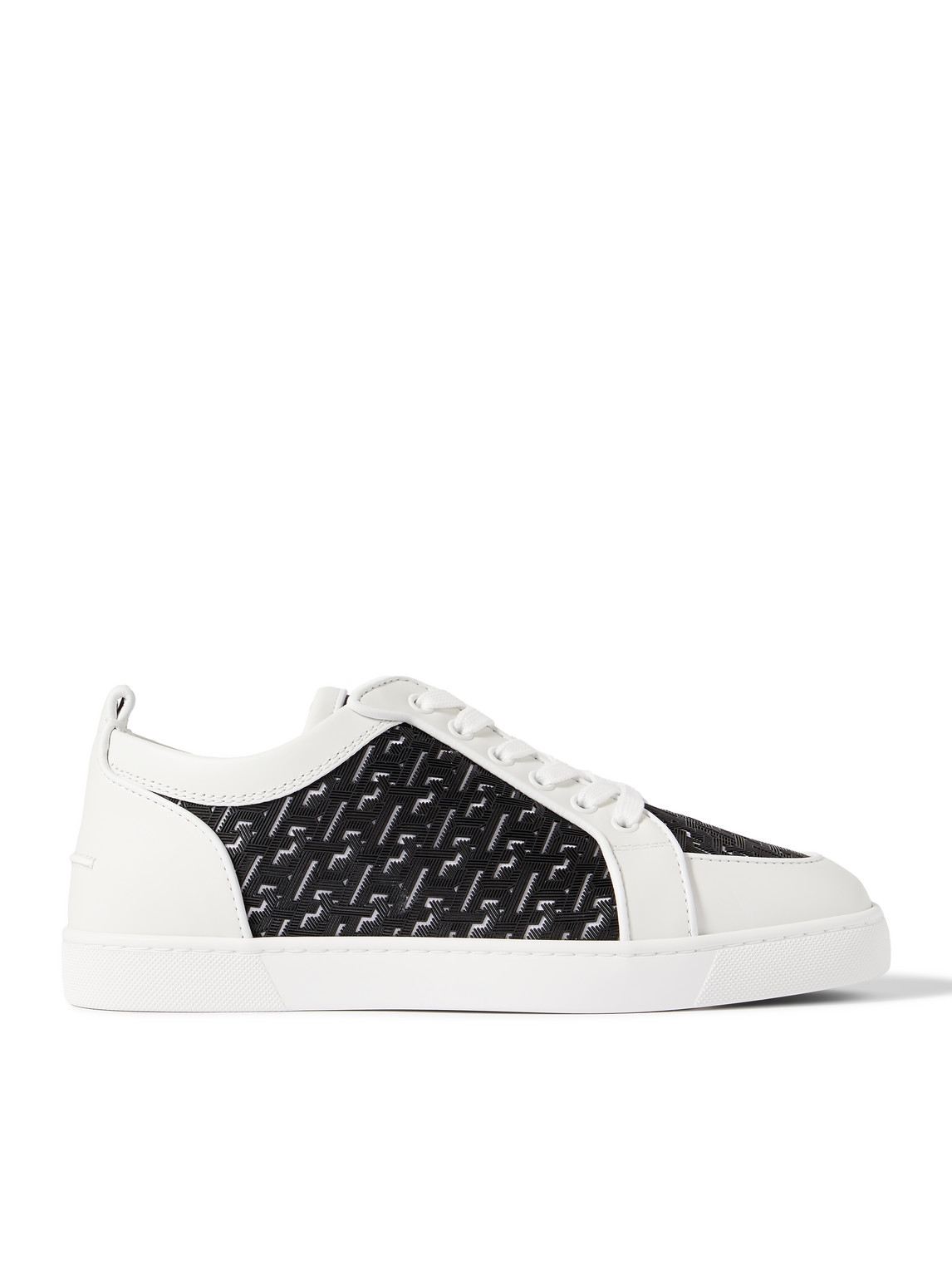 Christian Louboutin - Rantulow Rubber-Trimmed Mesh and Leather Sneakers - Men - White - EU 41.5 von Christian Louboutin