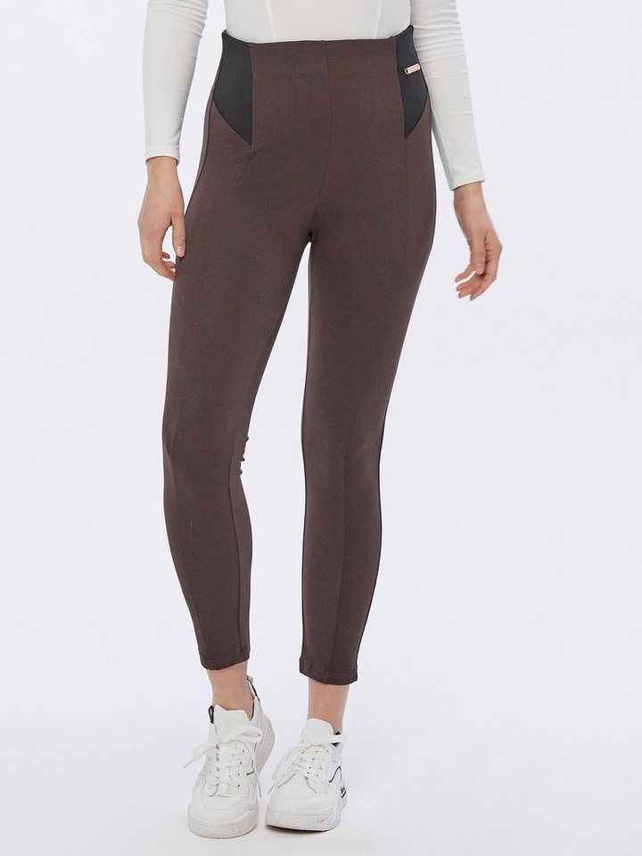 Christian Materne Stretch-Hose Leggings koerpernah mit Taillenformer von Christian Materne