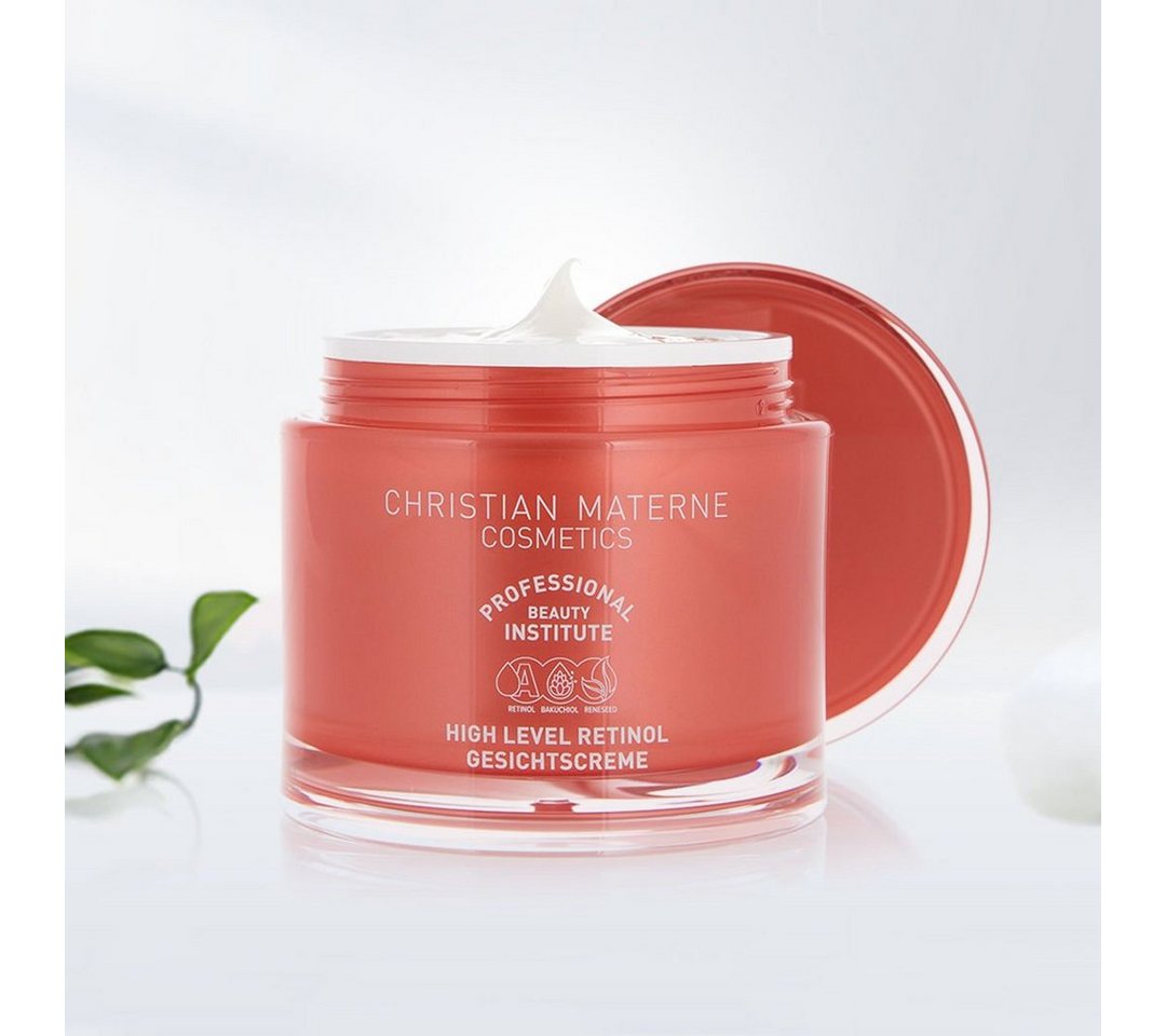 Christian Materne Gesichtsserum Professional Beauty Institute High Level Retinol Gesichtscreme, 200 ml, für eine geglättete Haut von Christian Materne