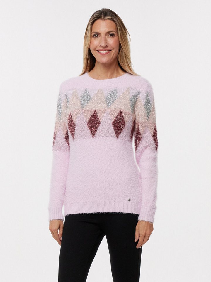 Christian Materne Strickpullover Sweater in Flausch-Lurexgarn von Christian Materne