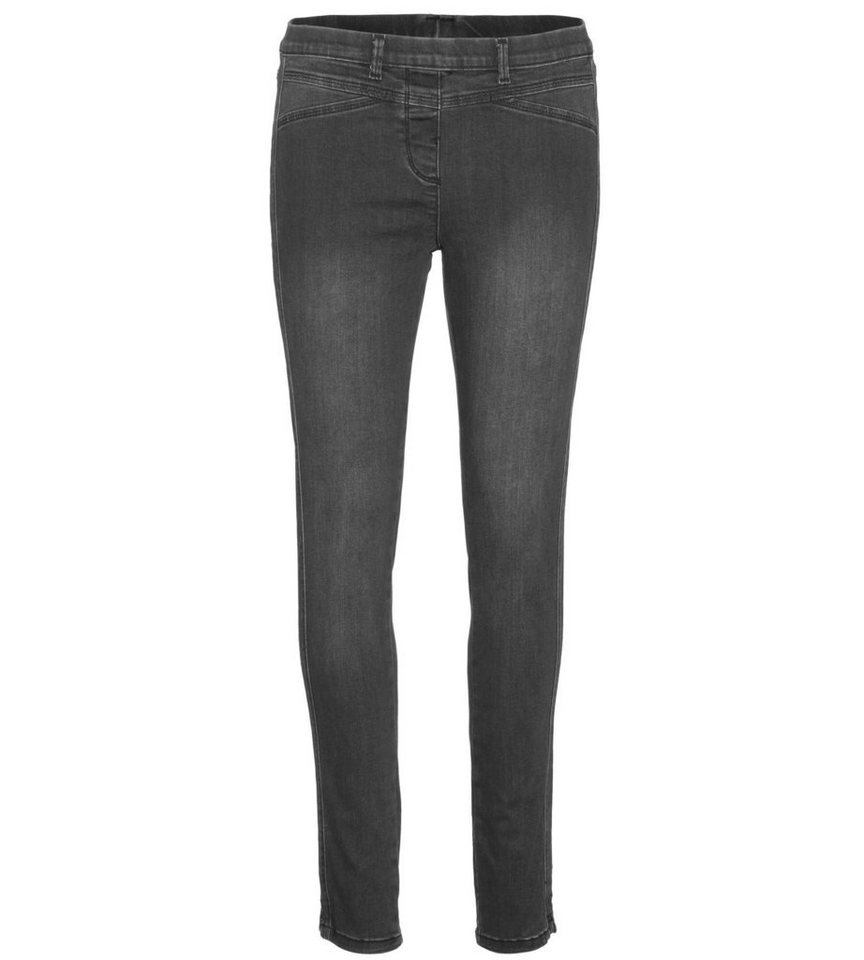 Christian Materne Skinny-fit-Jeans Wellness Jeans figurbetont mit Rundumgummiband von Christian Materne