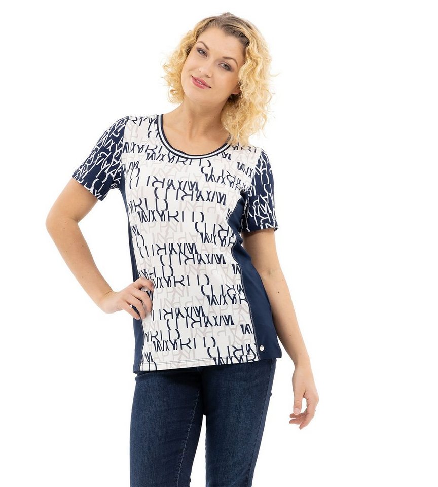 Christian Materne T-Shirt Druckbluse figurumspielend mit Buchstaben-Print von Christian Materne