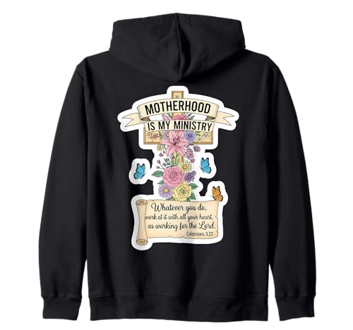 Christlicher Muttertag Mutterschaft ist Mein Dienst Mama Mama Kapuzenjacke Christlicher Muttertag Mutterschaft ist Mein Dienst Mama Mama Kapuzenjacke von Christian Motherhood Is My Ministry Products