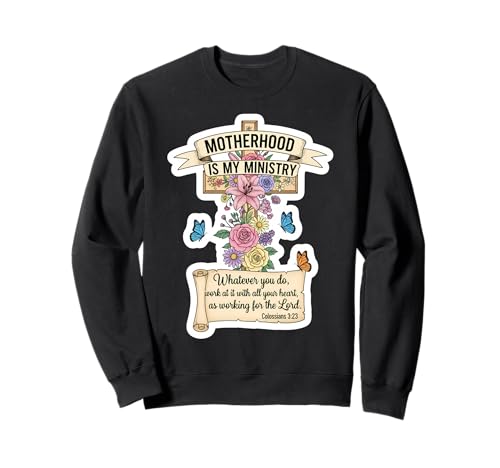 Christlicher Muttertag Mutterschaft ist Mein Dienst Mama Mama Sweatshirt Christlicher Muttertag Mutterschaft ist Mein Dienst Mama Mama Sweatshirt von Christian Motherhood Is My Ministry Products