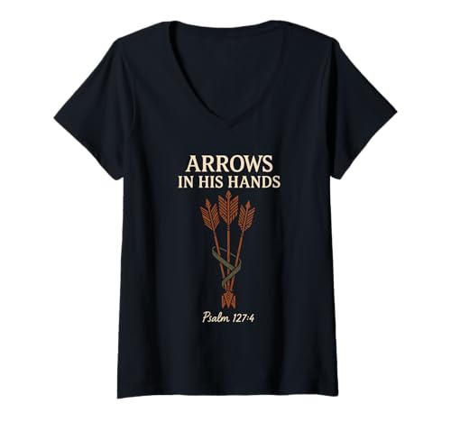 Damen Christian Teen Youth Group Church Camp Bibelvers Faith T-Shirt mit V-Ausschnitt Damen Christian Teen Youth Group Church Camp Bibelvers Faith T-Shirt mit V-Ausschnitt von Christian Summer Retreat Modern Scripture Teen