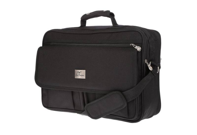 Christian Wippermann Businesstasche Christian Wippermann XL Umhängetasche Flugbegleiter, Herren Damen Tasche Messenger Arbeitstasche DIN A4 von Christian Wippermann