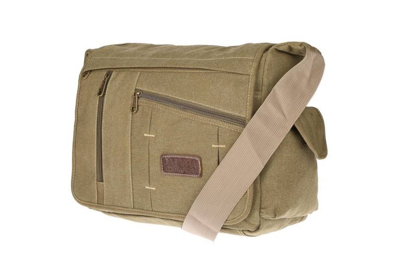 Christian Wippermann Businesstasche Große XL Herren Damen Tasche Umhängetasche Canvas Bag, Messenger von Christian Wippermann