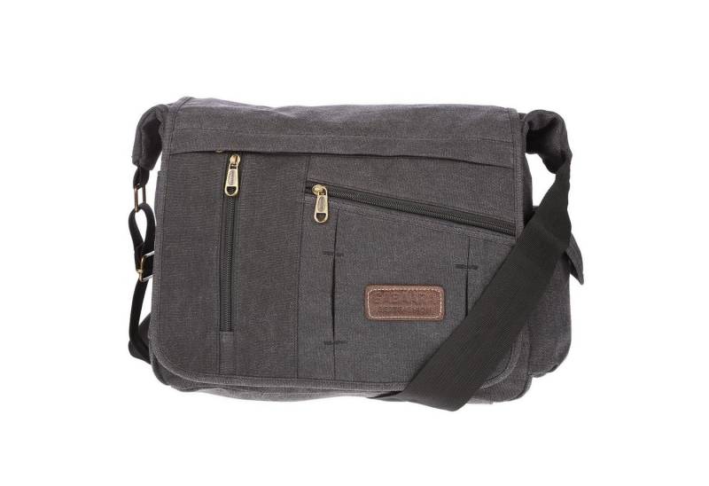 Christian Wippermann Businesstasche Große XL Herren Damen Tasche Umhängetasche Canvas Bag (1 tlg), Messenger von Christian Wippermann
