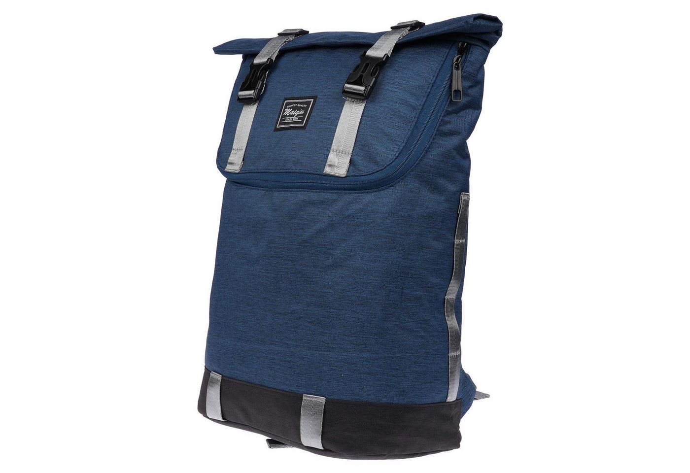 Christian Wippermann Cityrucksack Großer Herren Damen Rolltop Rucksack Tasche (1-tlg), Fahrradrucksack Kurier Rollup Bag von Christian Wippermann