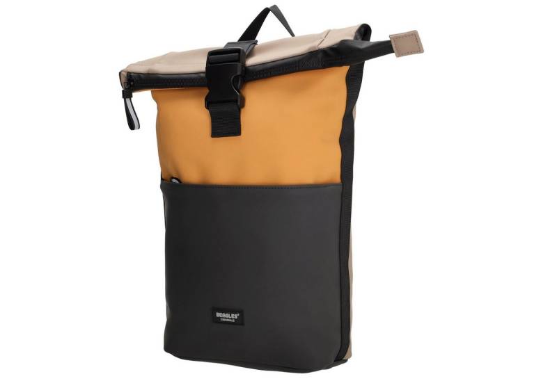 Christian Wippermann Cityrucksack Kleiner Damen Roll up Rucksack Plane Tasche (1-tlg, 1-tlg), Fahrradrucksack Kurier Rollup Bag von Christian Wippermann