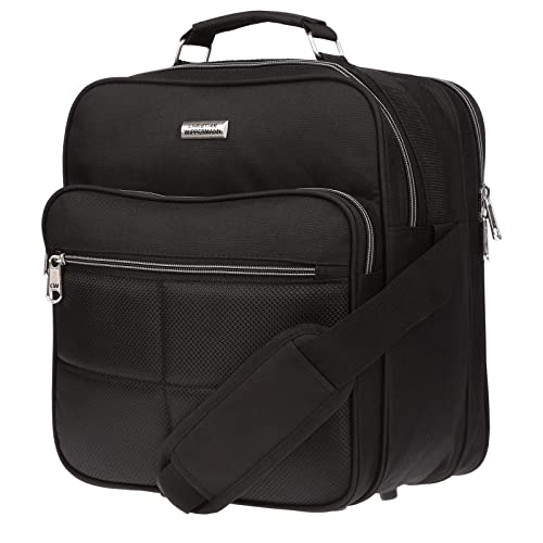 Christian Wippermann Arbeitstasche Herren - Strapazierfähige 1680D Nylon Tasche mit Trolleyhalterung, Verstellbarer Tragegurt bis 150cm, DIN-A4 Kompatibel, Wasserabweisend, 16L, Größe: 30x32x17cm Christian Wippermann Arbeitstasche Herren - Strapazierfähige 1680D Nylon Tasche mit Trolleyhalterung, Verstellbarer Tragegurt bis 150cm, DIN-A4 Kompatibel, Wasserabweisend, 16L, Größe: 30x32x17cm von Christian Wippermann