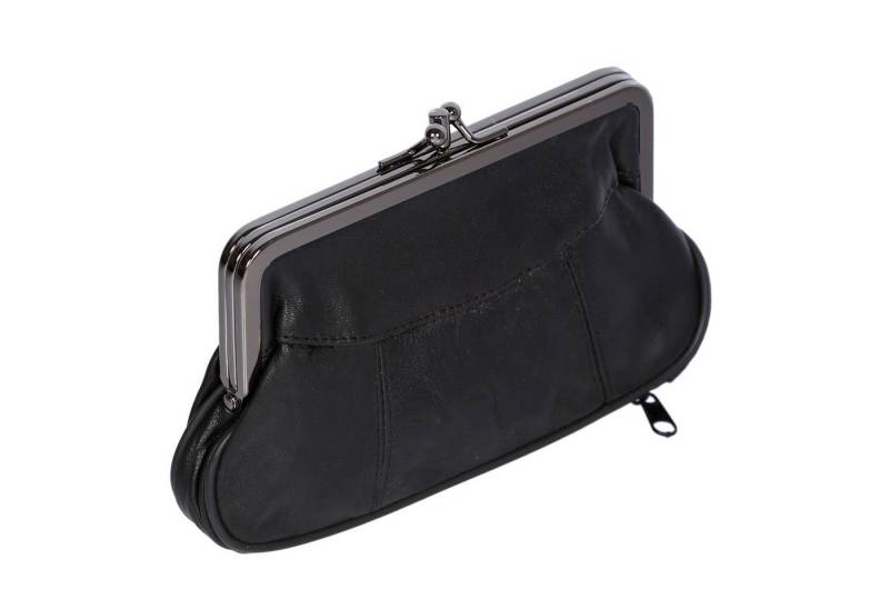 Christian Wippermann Geldbörse Damem Herren echt Leder Geldbörse Portemonnaie (1-tlg), Klippverschluss Knipsbörse von Christian Wippermann