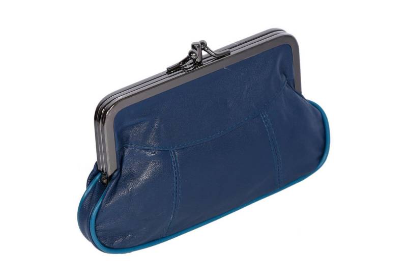 Christian Wippermann Geldbörse Damen Herren echt Leder Geldbörse Portemonnaie (1-tlg), Klippverschluss Knipsbörse von Christian Wippermann