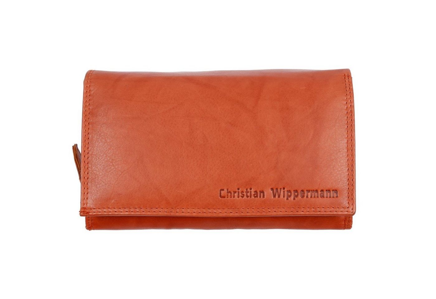 Christian Wippermann Geldbörse Große echt Leder Damen Geldbörse Portemonnaie RFID Schutz (1 tlg) von Christian Wippermann