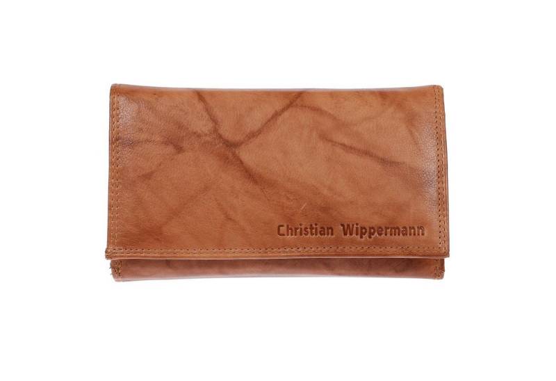 Christian Wippermann Geldbörse Große echt Leder Damen Geldbörse Portemonnaie RFID Schutz (1 tlg) von Christian Wippermann