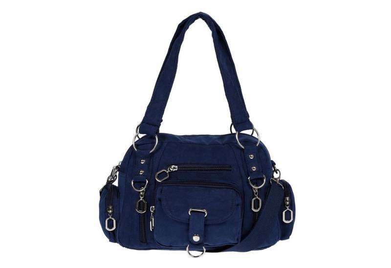 Christian Wippermann Henkeltasche Damenhandtasche Schultertasche Tasche Umhängetasche (1-tlg), Canvas Shopper Crossover Bag von Christian Wippermann