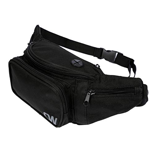 Christian Wippermann Nylon Bauchtasche Waist Bag mit TÜV geprüftem RFID Schutz für Herren und Damen von Christian Wippermann