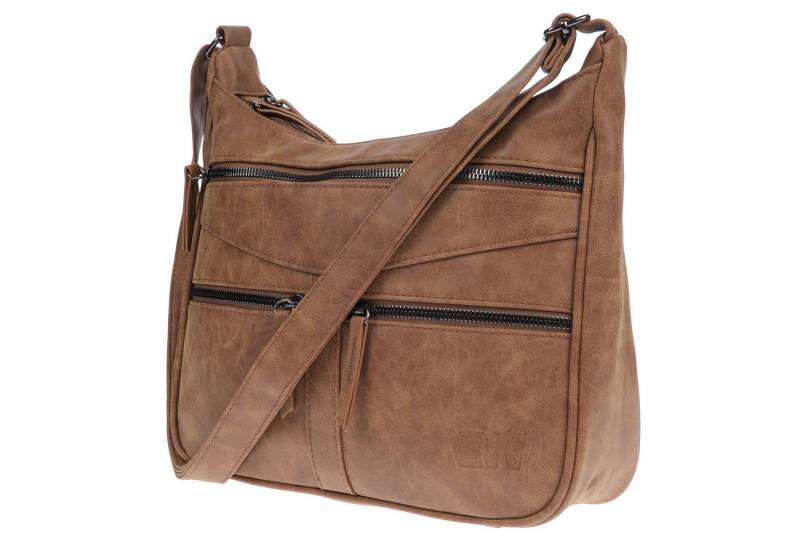 Christian Wippermann Umhängetasche Damen Tasche Schultertasche Umhängetasche Crossover (einzeln), Bag Leder Optik Handtasche von Christian Wippermann