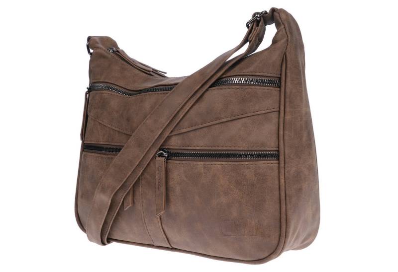 Christian Wippermann Umhängetasche Damen Tasche Schultertasche Umhängetasche Crossover (einzeln), Bag Leder Optik Handtasche von Christian Wippermann