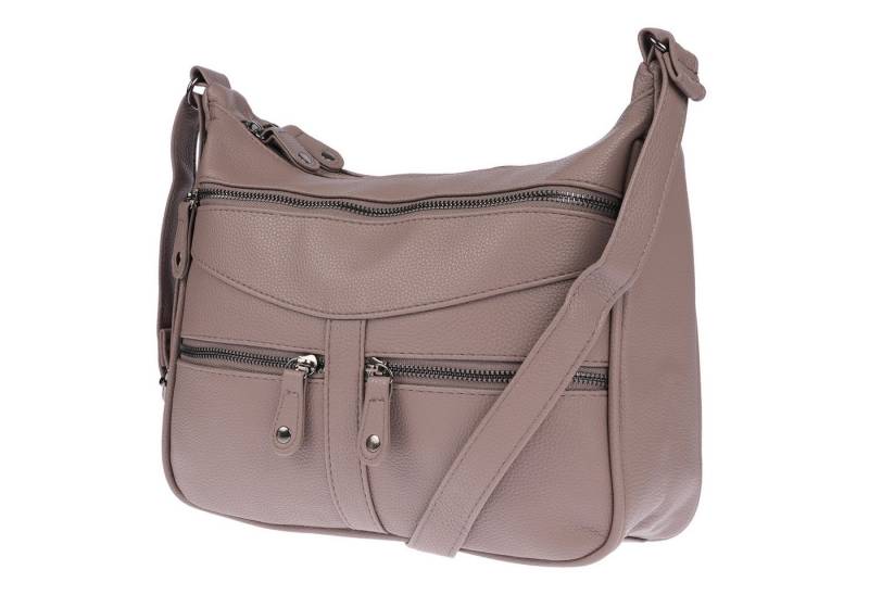 Christian Wippermann Umhängetasche Damen Tasche Schultertasche Umhängetasche Crossover (einzeln), Bag Leder Optik Handtasche von Christian Wippermann