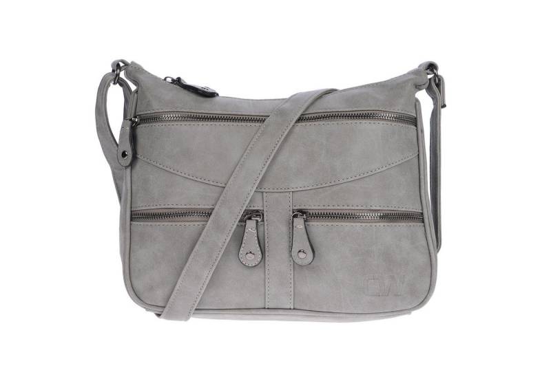 Christian Wippermann Umhängetasche Damen Tasche Schultertasche Umhängetasche Crossover (einzeln), Bag Leder Optik Handtasche von Christian Wippermann