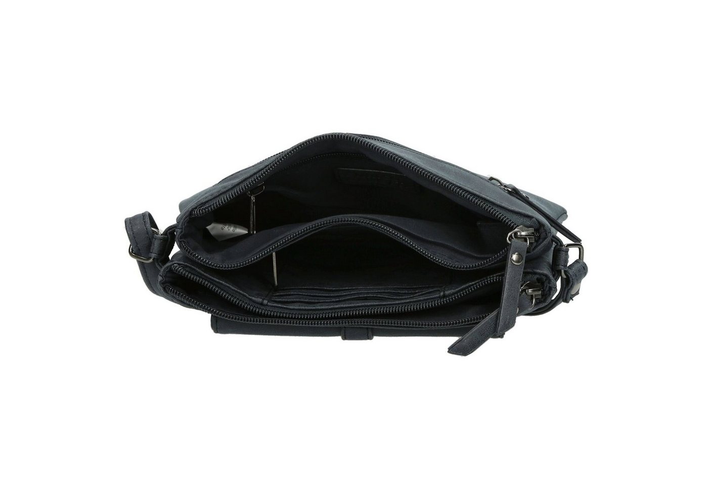 Christian Wippermann Umhängetasche Damen Tasche Schultertasche Umhängetasche Crossover Bag, Leder Optik Handtasche Schwarz von Christian Wippermann