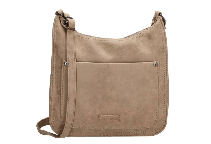 Christian Wippermann Umhängetasche Damen Tasche Schultertasche Umhängetasche Crossover Bag (1 tlg), Leder Optik Handtasche Schwarz von Christian Wippermann