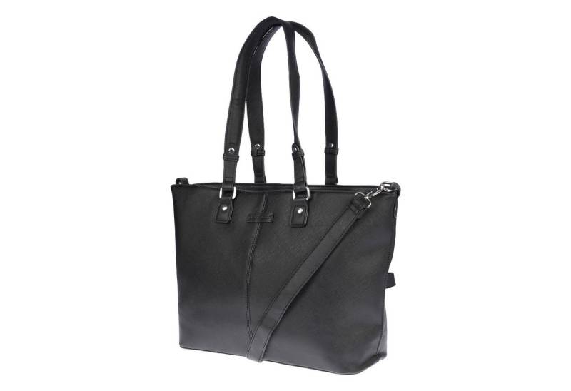 Christian Wippermann Umhängetasche Damen Tasche Schultertasche Umhängetasche Crossover Bag (einzeln), Leder Optik Handtasche Schwarz von Christian Wippermann