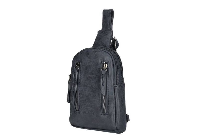 Christian Wippermann Umhängetasche Damen Tasche Schultertasche Umhängetasche Crossover Bag (1-tlg), Leder Optik Handtasche Schwarz von Christian Wippermann