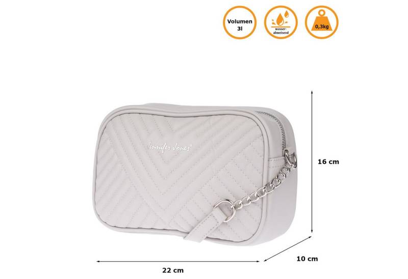 Christian Wippermann Umhängetasche Damen Tasche Schultertasche Umhängetasche Crossover Bag (1 tlg), Leder Optik Handtasche Schwarz von Christian Wippermann