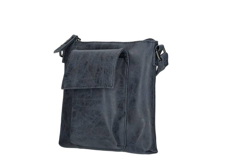 Christian Wippermann Umhängetasche Damen Tasche Schultertasche Umhängetasche Crossover Bag (einzeln), Leder Optik Handtasche Schwarz von Christian Wippermann