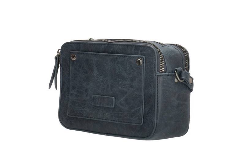 Christian Wippermann Umhängetasche Damen Tasche Schultertasche Umhängetasche Crossover Bag (einzeln), Leder Optik Handtasche Schwarz von Christian Wippermann