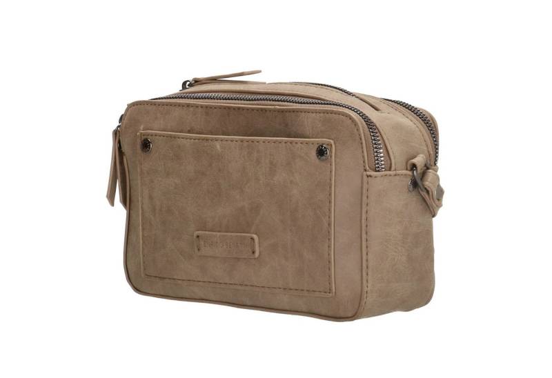 Christian Wippermann Umhängetasche Damen Tasche Schultertasche Umhängetasche Crossover Bag (einzeln), Leder Optik Handtasche Schwarz von Christian Wippermann