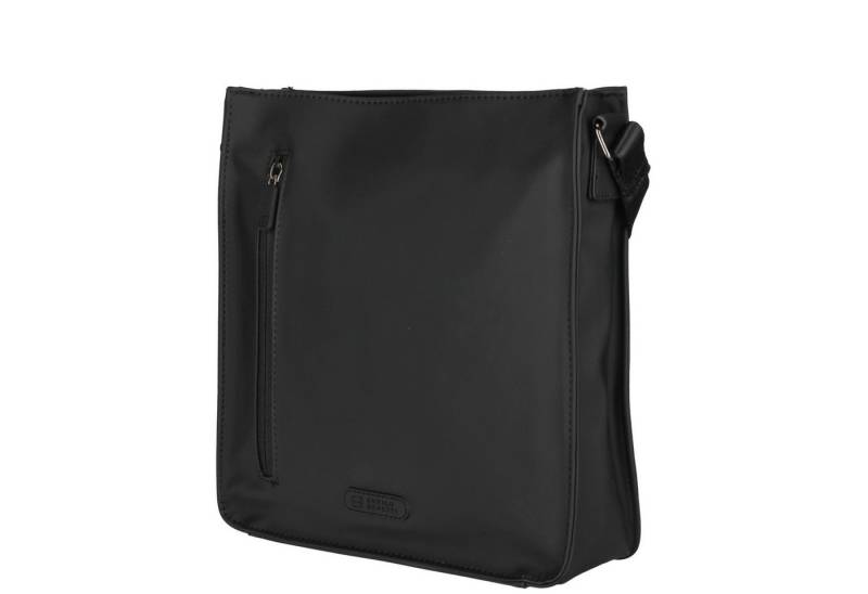 Christian Wippermann Umhängetasche Damen Tasche Schultertasche Umhängetasche Crossover Bag (einzeln), Leder Optik Handtasche Schwarz von Christian Wippermann