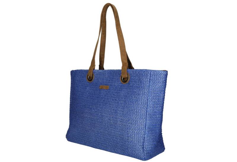 Christian Wippermann Umhängetasche Damen Tasche Schultertasche Umhängetasche Shopper (1-tlg), Stroh Optik Handtasche von Christian Wippermann