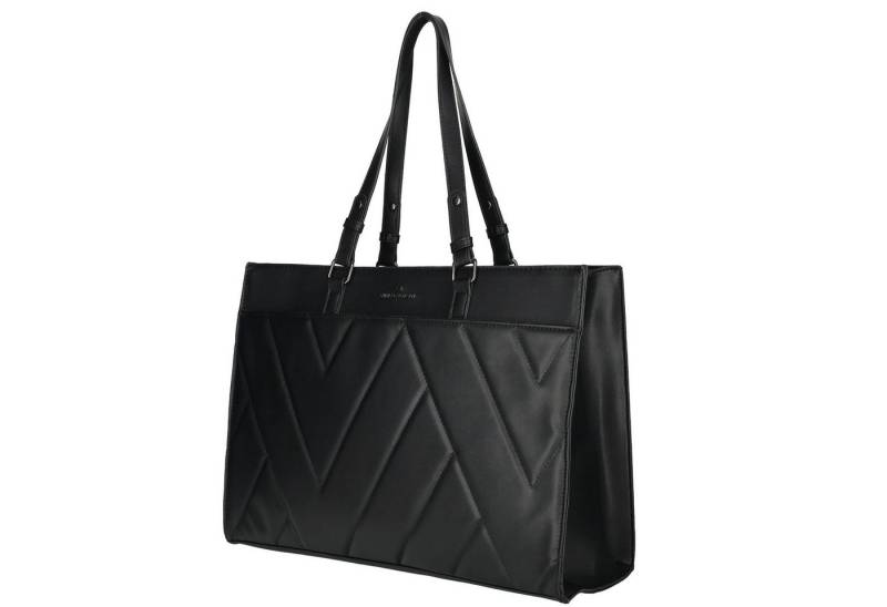 Christian Wippermann Umhängetasche Große Damen Tasche Schultertasche Bag Leder Optik (1 tlg), Handtasche von Christian Wippermann