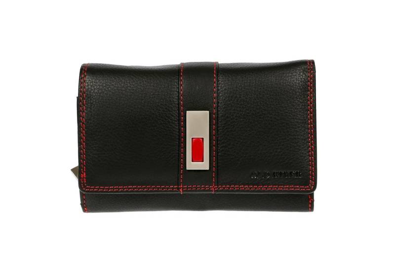 Christian Wippermann Umhängetasche XXL Geldbörse Portemonnaie Damen Leder Geldbeutel (einzeln), absolutes Top Modell von Christian Wippermann
