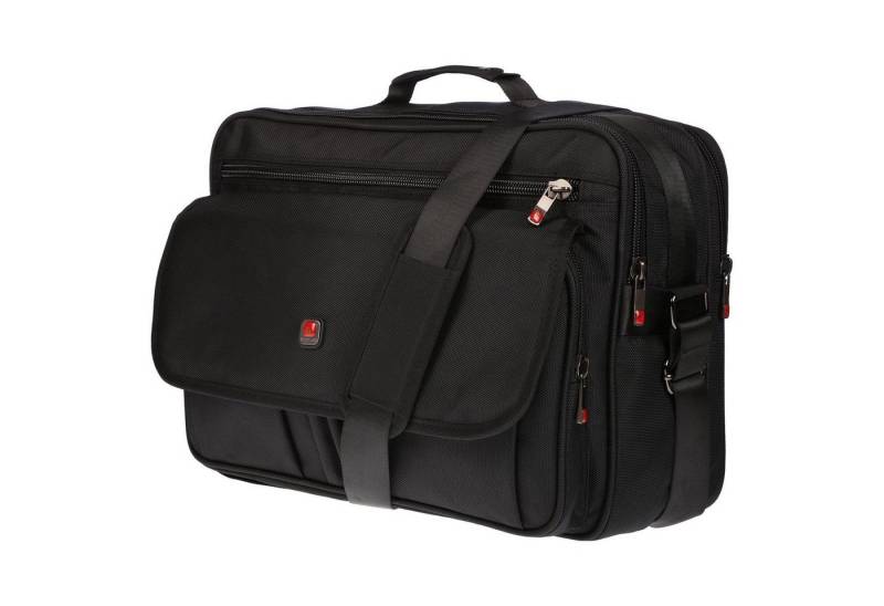 Christian Wippermann Umhängetasche XXL Umhängetasche Flugbegleiter Herren Tasche Messenger (1-tlg), Arbeitstasche DIN A4 von Christian Wippermann