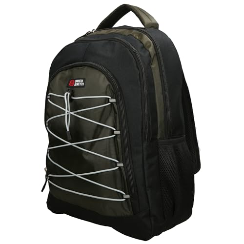 Christian Wippermann XL großer Rucksack mit Laptopfach Herren Damen Kinder Schule Arbeit Uni Tasche Freizeit Grün von Christian Wippermann